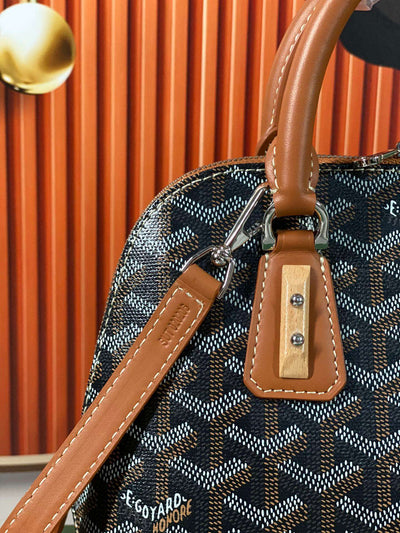 Goya*d alma vedome replica 11 handbag fabric wrapped leather strap 24cm - image 6