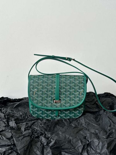 Goya*d super green handbag with pattern 22x16x7cm - image 2
