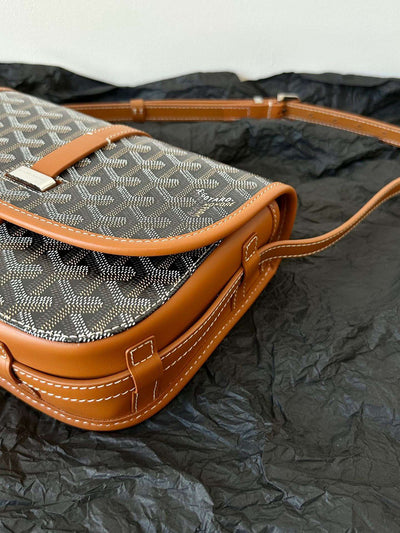 Goya*d super premium women’s handbag orange leather pattern 22x16x7cm - image 2