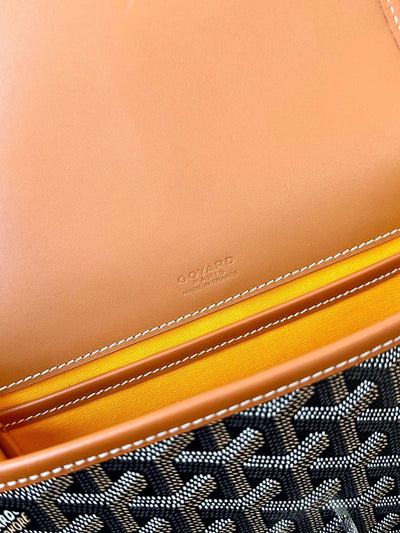 Goya*d super premium women’s handbag orange leather pattern 22x16x7cm - image 3
