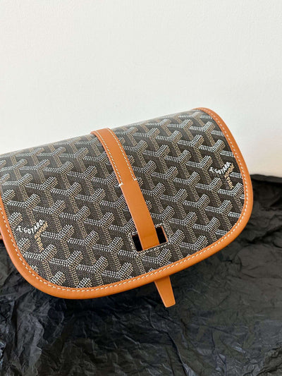 Goya*d super premium women’s handbag orange leather pattern 22x16x7cm - image 4