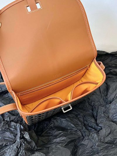 Goya*d super premium women’s handbag orange leather pattern 22x16x7cm - image 6