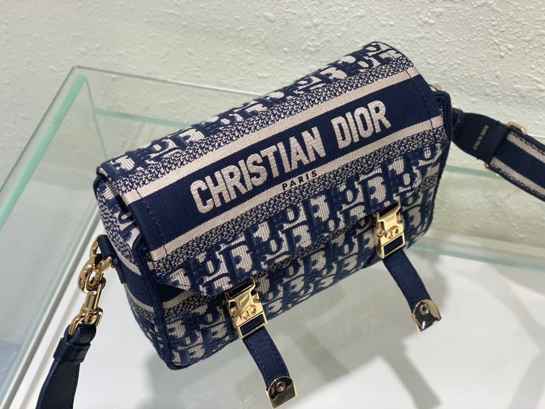 Di*r camp women’s canvas patterned handbag 25x15x8cm - image 6