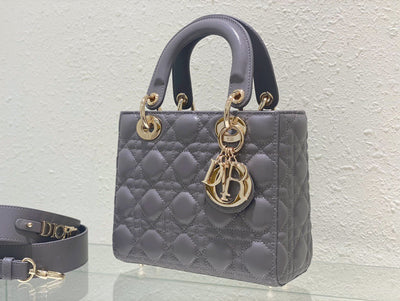 Di*r lady abc super quality gray handbag 20cm - image 7