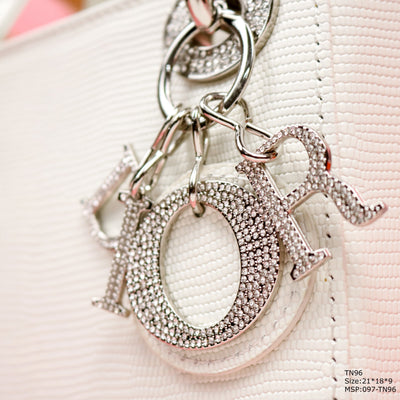 Di*r my lady white beaded handbag 21x18x9cm - image 2