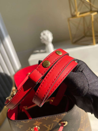 Lou*s Vuitt*n lv neonoe handle red handbags monogram 26x22x27cm - image 3