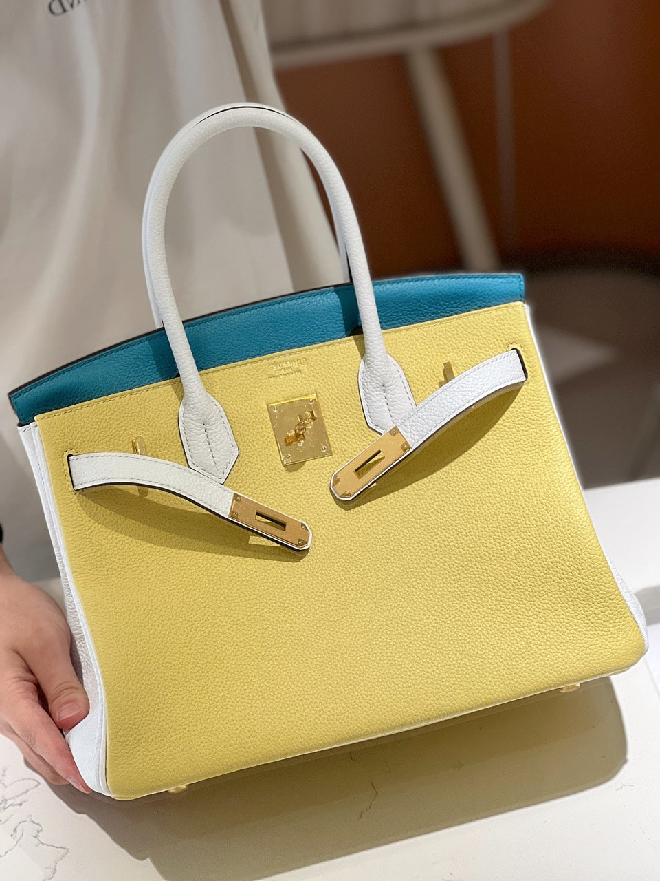 Herm*s birkin 30 togo ghw replica 11 handbags woman’s lock gold 30cm - image 3
