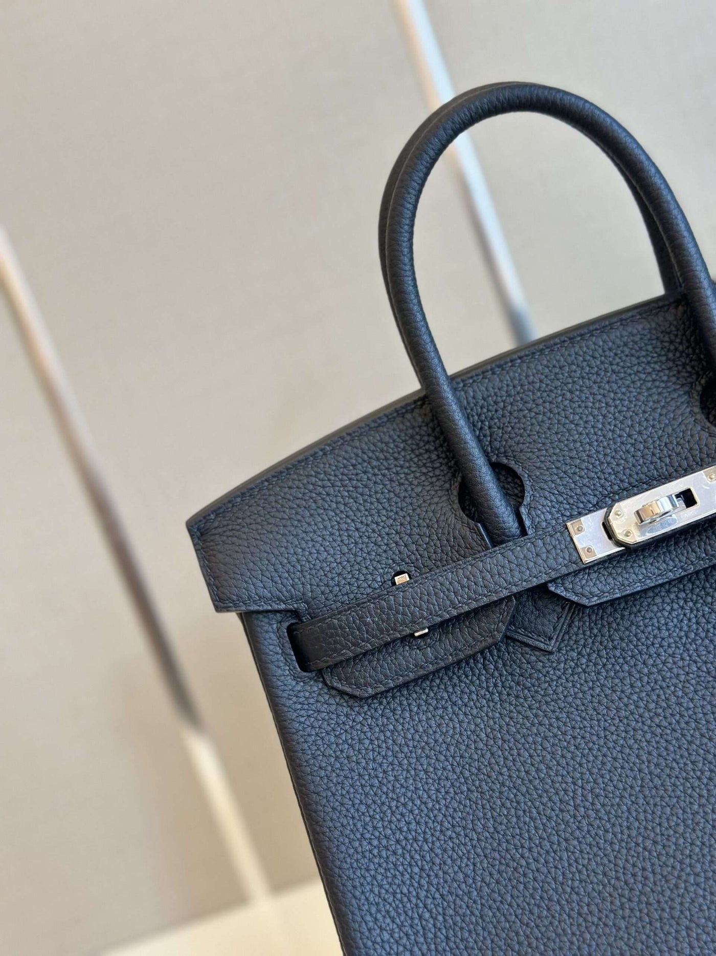 Herm*s birkin phw handbags dark blue 25cm - image 3