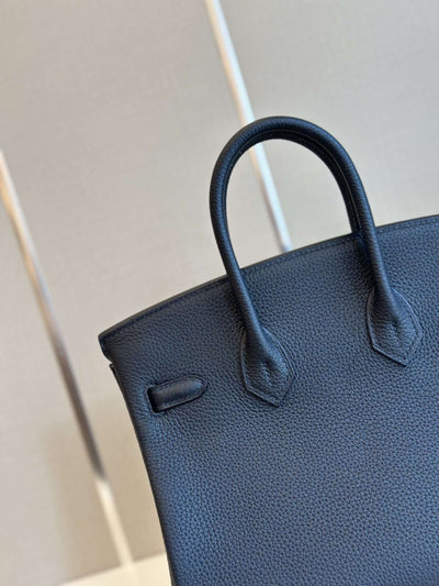 Herm*s birkin phw handbags dark blue 25cm - image 6