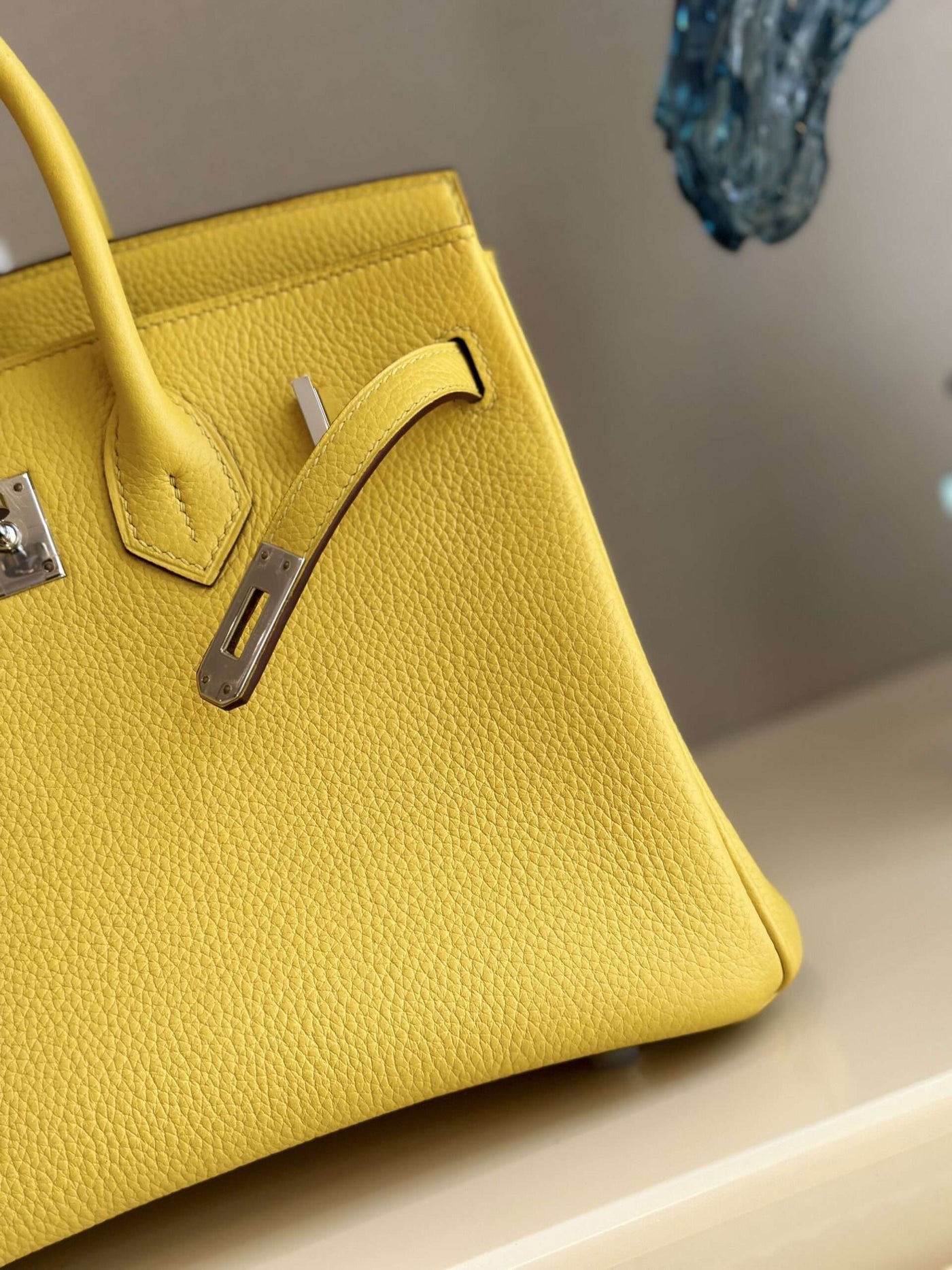 Herm*s birkin phw da togo yellow replica 11 handbags 25cm - image 2