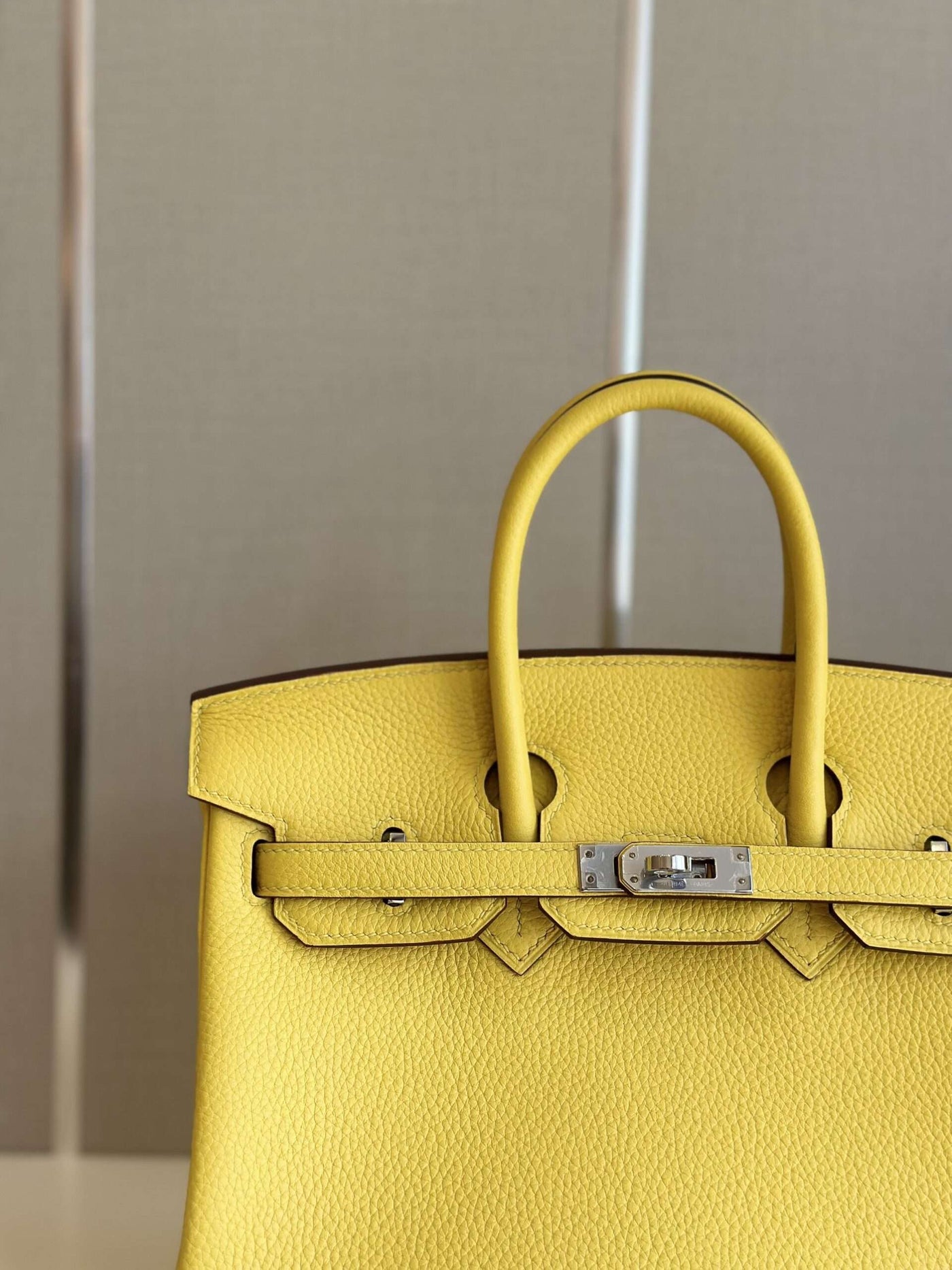 Herm*s birkin phw da togo yellow replica 11 handbags 25cm - image 4