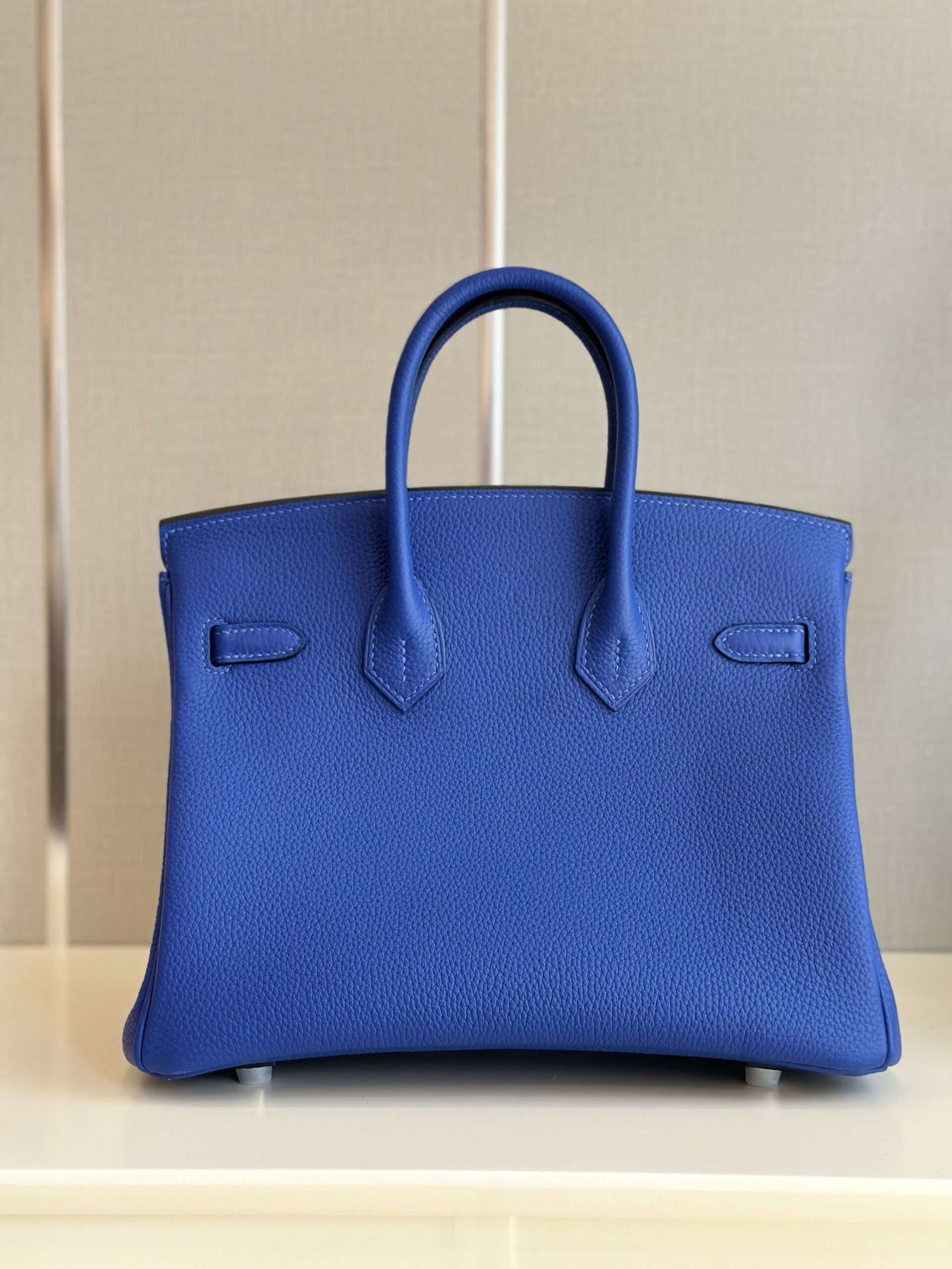 Herm*s birkin phw woman’s da togo blue like auth handbags 25cm - image 5