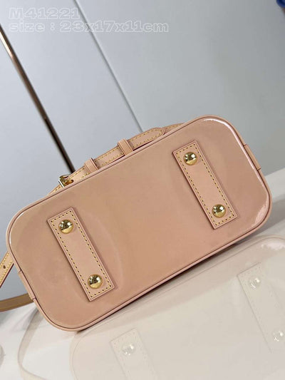 Lou*s Vuitt*n lv alma bb woman’s like auth pink handbags 23cm - image 7