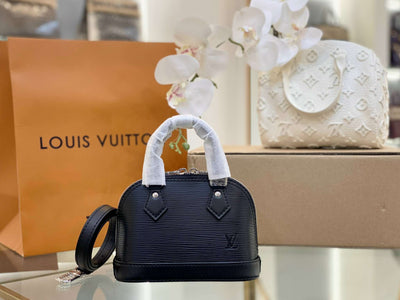 Lou*s Vuitt*n lv alma handbags woman’s black 18cm - image 7