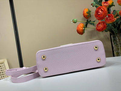 Lou*s Vuitt*n lv capucines like auth handbags purple woman’s 21x14x8cm - image 2