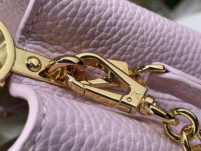 Lou*s Vuitt*n lv capucines like auth handbags purple woman’s 21x14x8cm - image 6