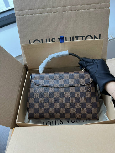 Lou*s Vuitt*n lv croisette like auth brown handbags 25.5cm - image 6