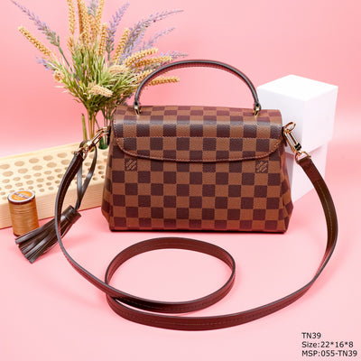 Lou*s Vuitt*n lv croisette replica handbags caro pattern 22x16x8cm - image 5