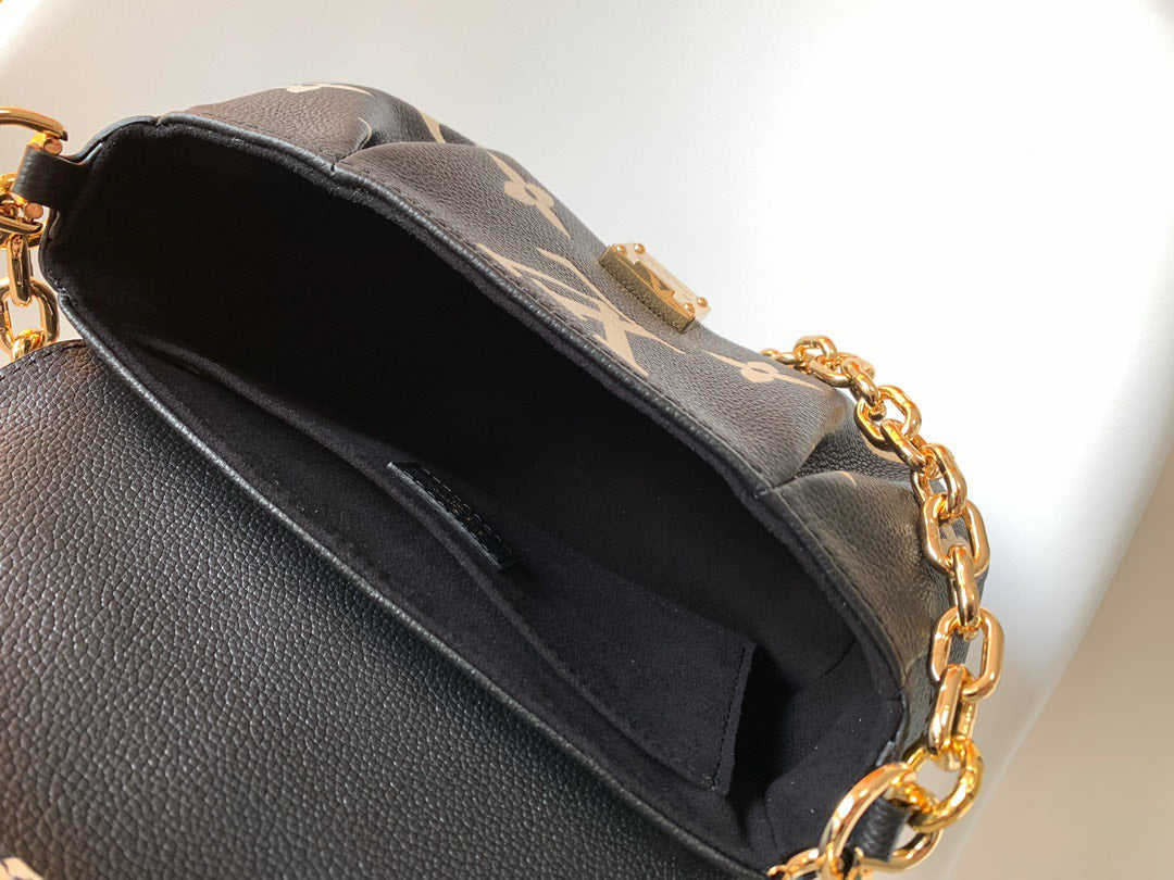 Lou*s Vuitt*n lv favorite black handbags 24x14cm - image 4