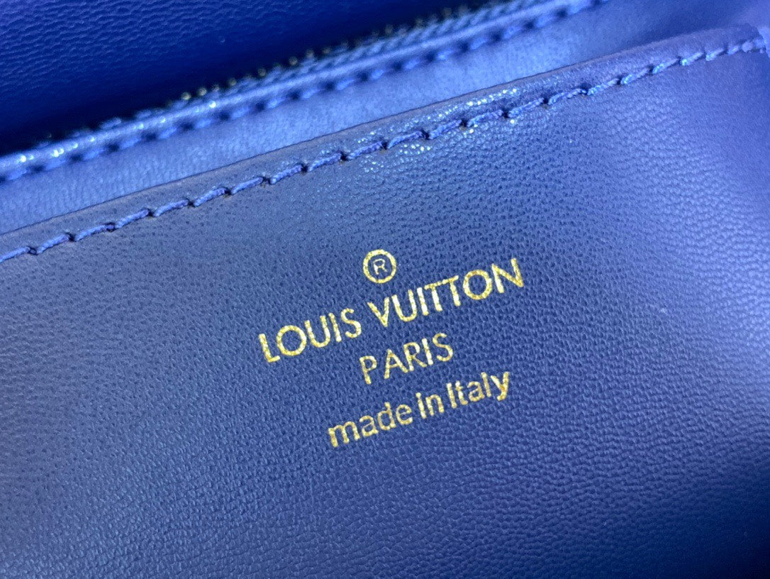Lou*s Vuitt*n lv go-14 handbags dark blue 23cm - image 2