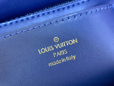 Lou*s Vuitt*n lv go-14 handbags dark blue 23cm - image 2