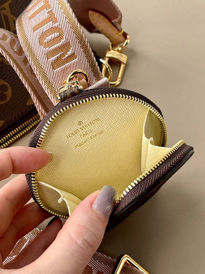 Lou*s Vuitt*n lv multi pochette handle monogram handbags 24x16x6cm - image 5