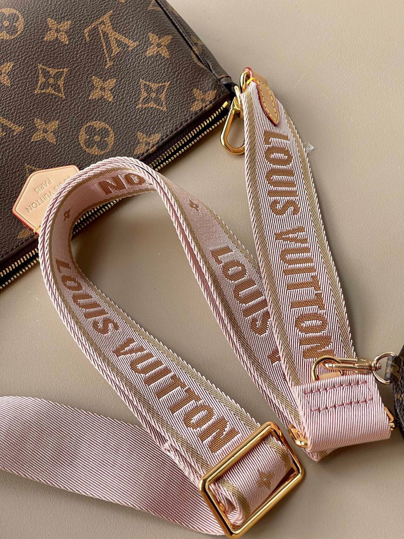 Lou*s Vuitt*n lv multi pochette handle monogram handbags 24x16x6cm - image 9
