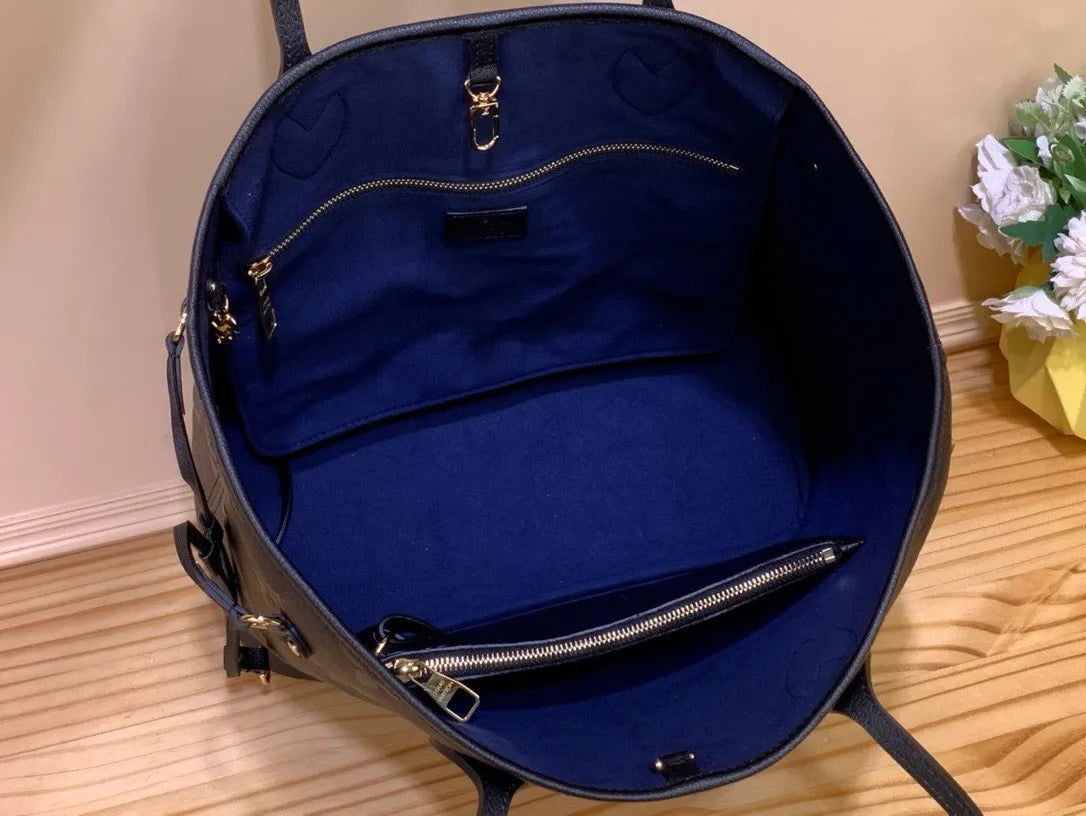 Lou*s Vuitt*n lv never full black handbags 32x29x17cm - image 2