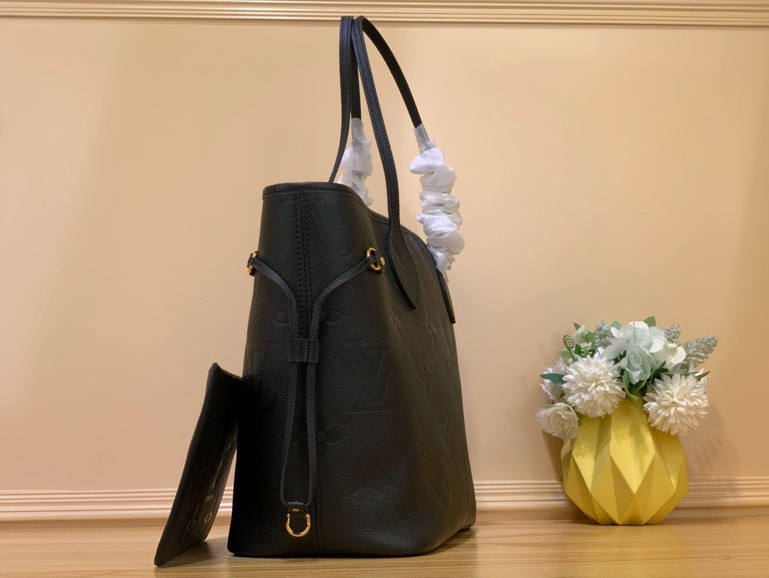 Lou*s Vuitt*n lv never full black handbags 32x29x17cm - image 8