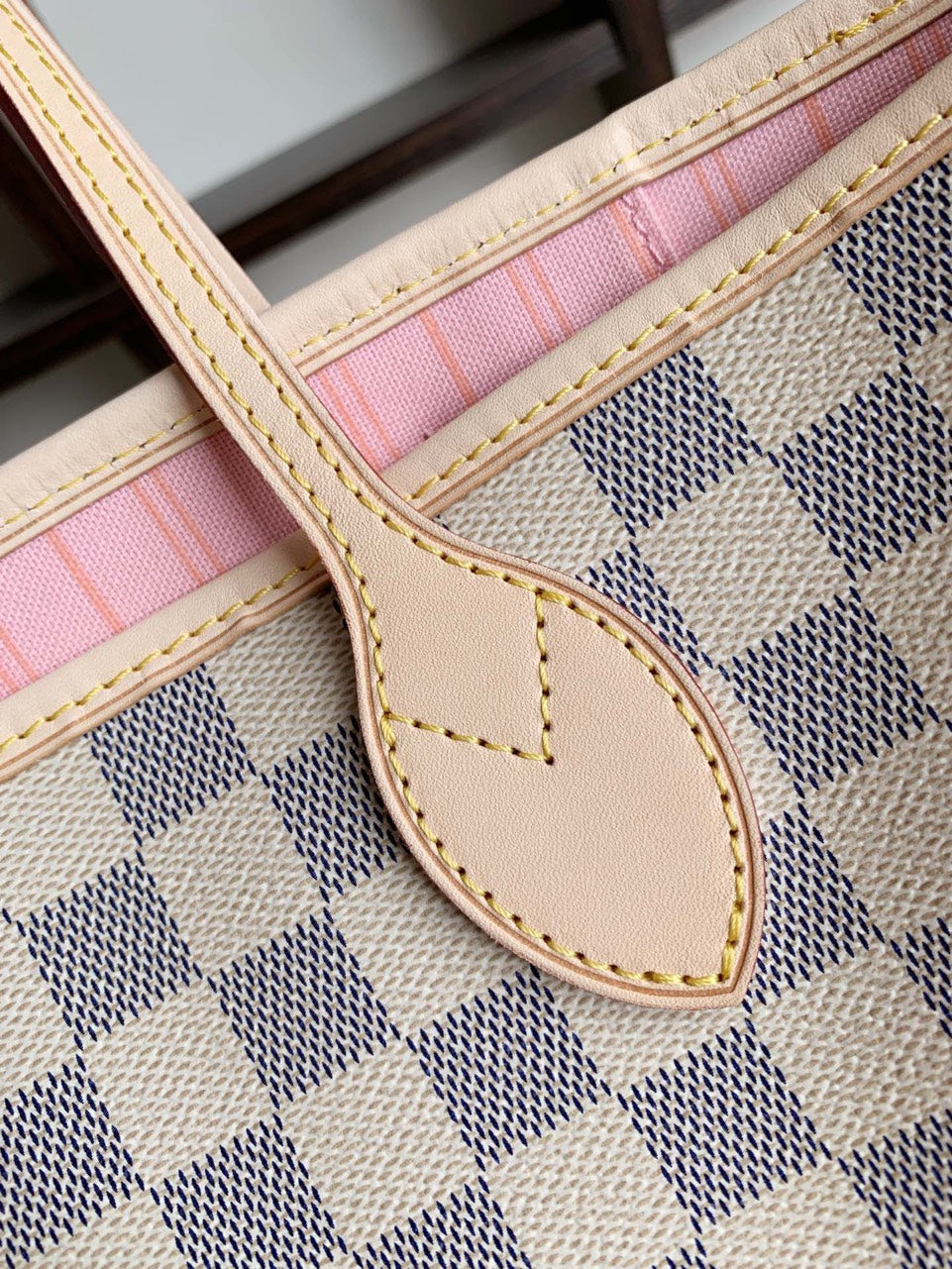 Lou*s Vuitt*n lv neverfull handbags caro pattern 32x29x17cm - image 3