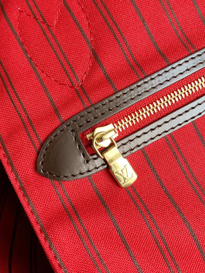 Lou*s Vuitt*n lv neverfull checkered pattern handbags 32x29x17cm - image 3