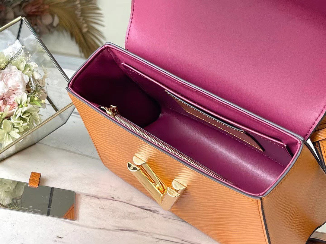 Lou*s Vuitt*n lv twist mini orange handbags 23x17x9cm - image 3