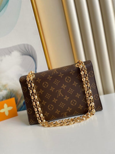 Lou*s Vuitt*n lv victoire monogram pattern handbags 27x20x10cm - image 6