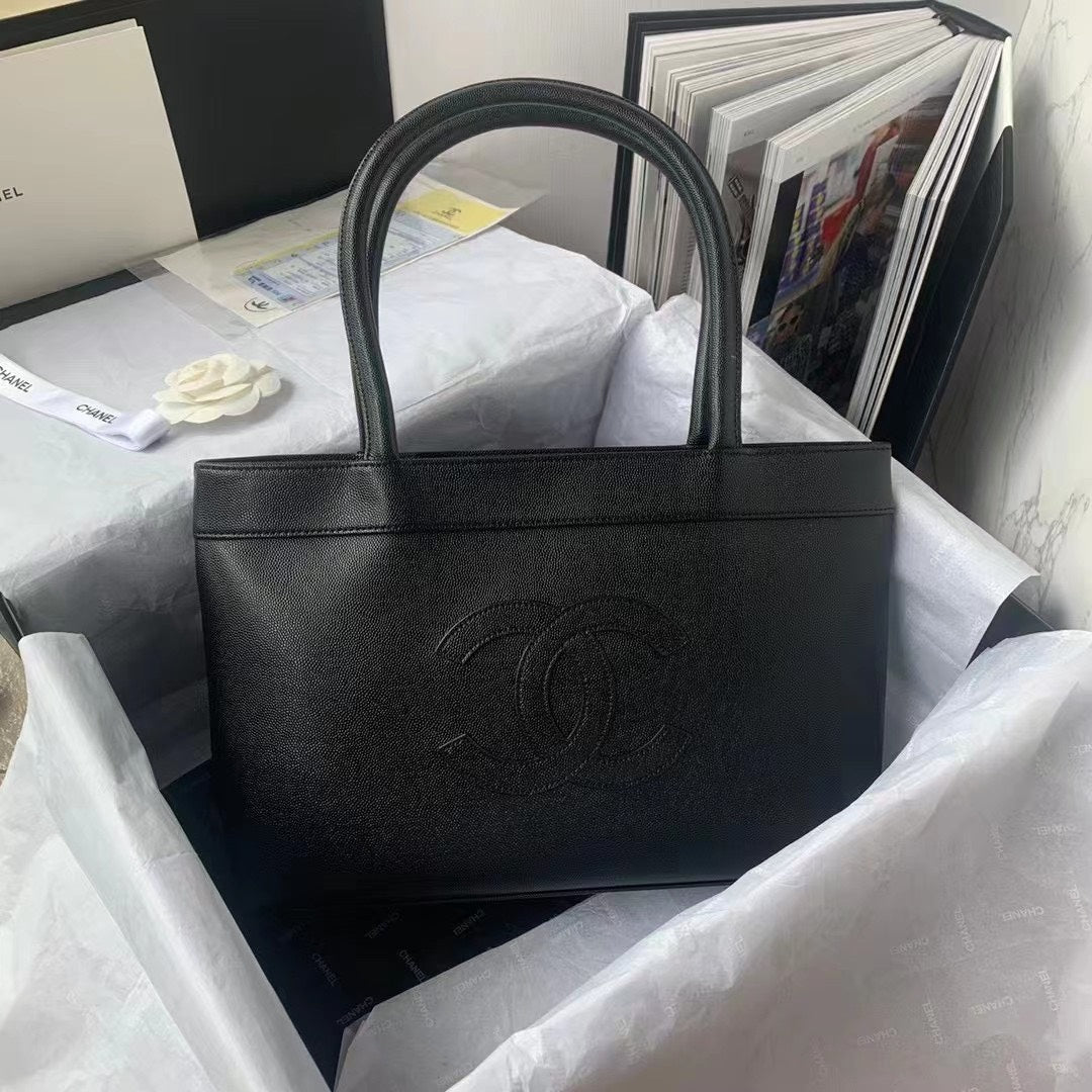 Chan*l vintage classic like auth handbags black woman’s 30x21x8cm - image 2