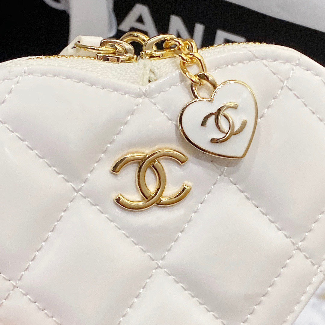 Chan*l handbags woman’s heart pattern full wallet 15x13x2cm - image 2