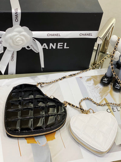Chan*l handbags woman’s heart pattern full wallet 15x13x2cm - image 5