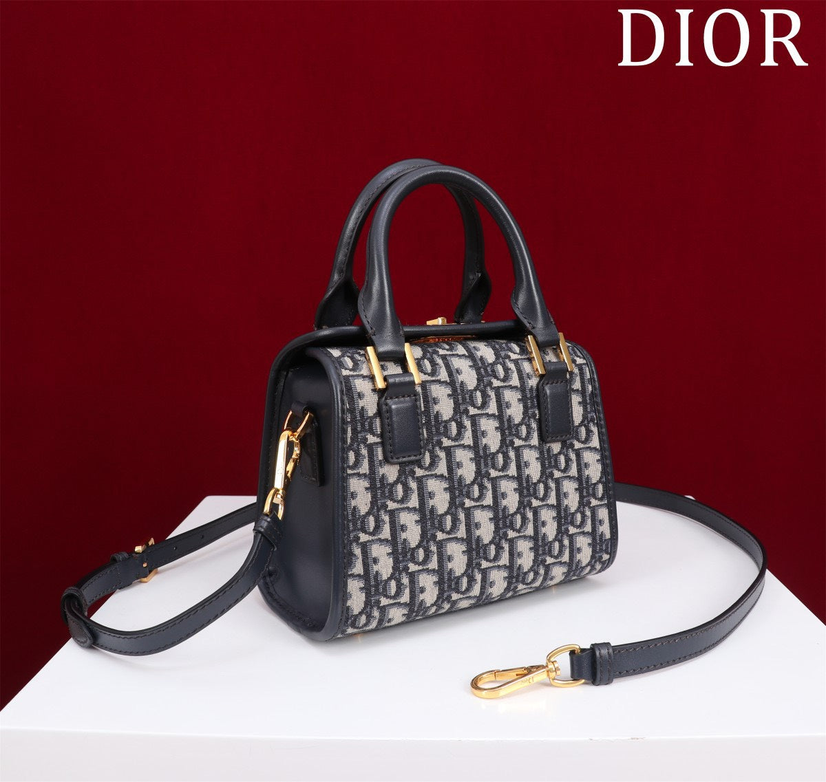 Di*r 30 montaigne women’s handbag oblique fabric 18.5x16x10cm - image 7