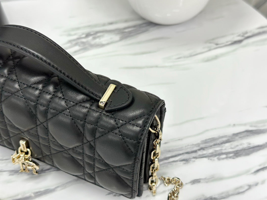 Di*r women’s super handbag black crossbody bag 21×11.5cm - image 4