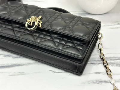 Di*r women’s super handbag black crossbody bag 21×11.5cm - image 7