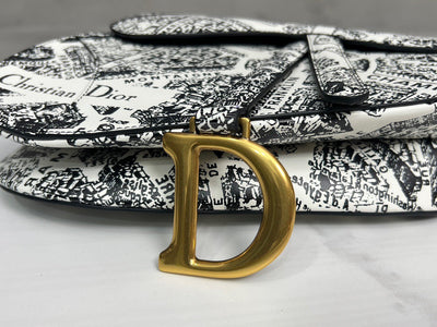Di*r 11 handbags saddle bag woman’s lock gold 25x20x6cm - image 2