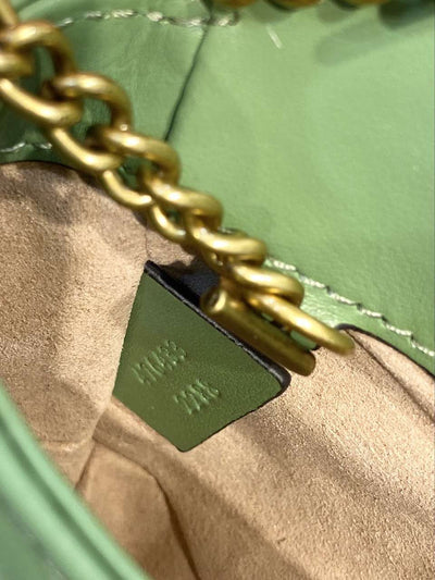 Guc*i marmont women’s super handbag avocado color 22cm - image 8