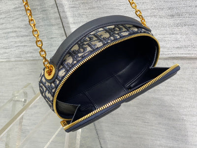 Di*r branded women’s handbag with crossbody strap 18x6cm - image 2