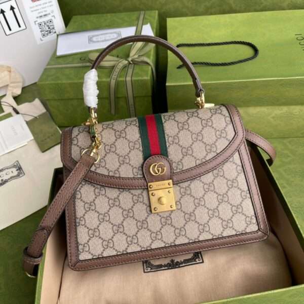 Guc*i super premium women’s handbag with pattern 25×17.5x7cm - main image