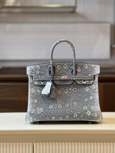 Herm*s constance omber lizard like auth with lizard skin handbags 25cm - image 7