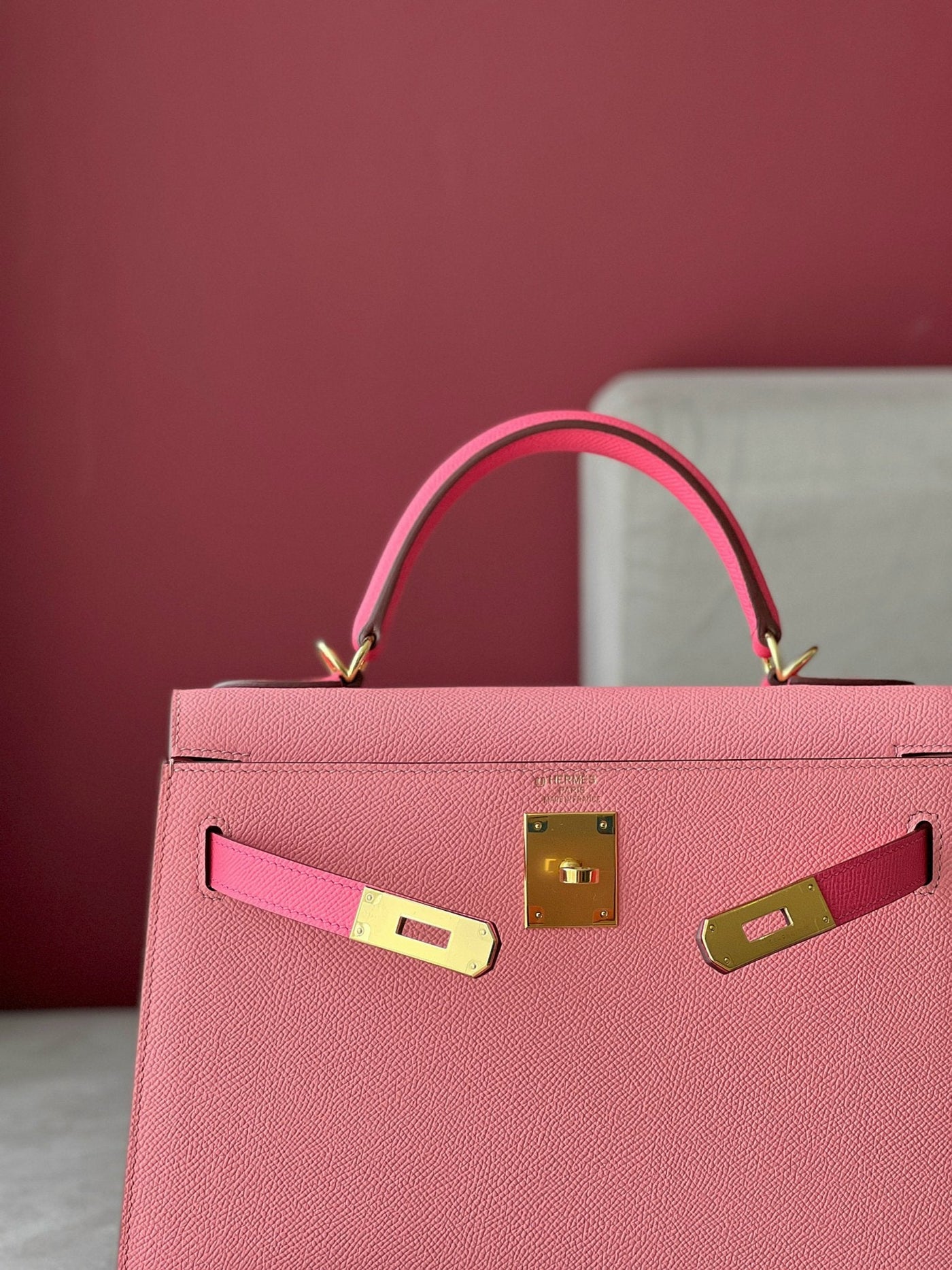 Herm*s kelly woman’s handbags full box lock gold 28cm - image 2