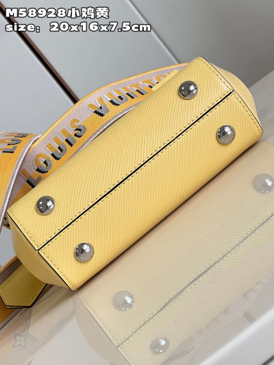 Lou*s Vuitt*n clunny yellow raised pattern 20x16cm - image 5