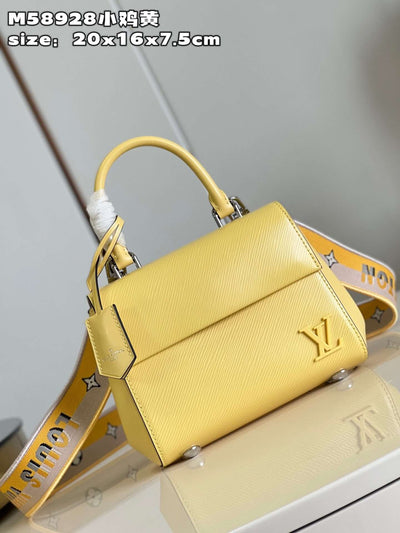 Lou*s Vuitt*n clunny yellow raised pattern 20x16cm - image 7