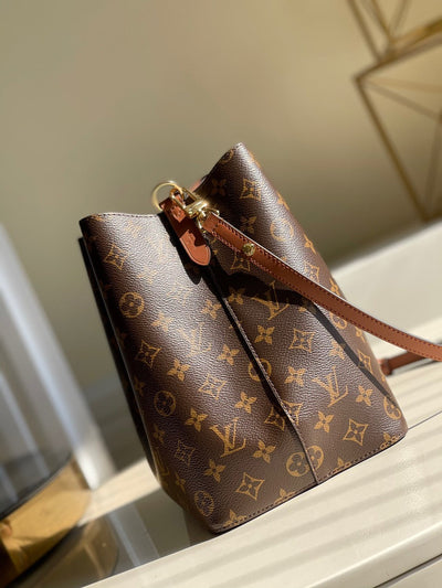 Lou*s Vuitt*n lv neonoe like auth monogram pattern handbags 26x22x27cm - image 3