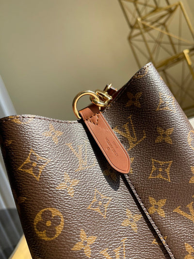 Lou*s Vuitt*n lv neonoe like auth monogram pattern handbags 26x22x27cm - image 7