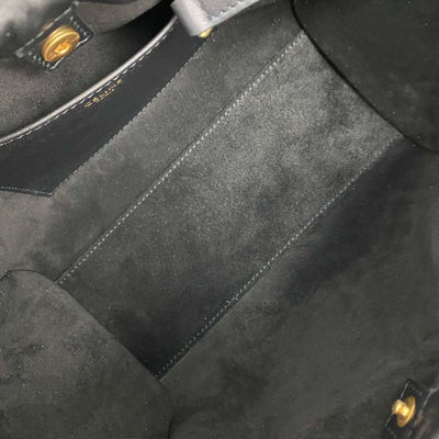 Cel*ne cabas black handbag soft leather 22x17x15cm - image 5